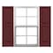 Ekena Millwork Mid-America Vinyl, Custom Two Equal Panels, Raised Panel Shutters, P21278078, PR P21278078 - alternate 1